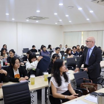 Professor Pompella guest at Banking University in Ho Chi Minh City, Vietnam