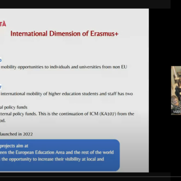 Project Kick-off Meeting. Erasmus+/Key Action 171. The meeting opened proceedings with partner universities for the 2025/2028 three-year period